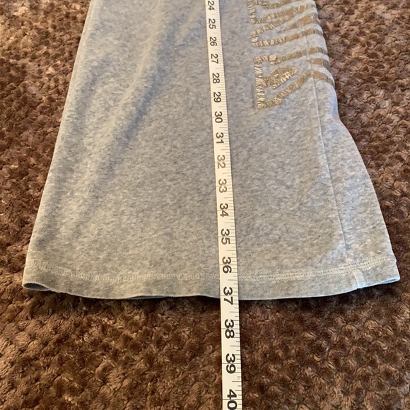 VS PINK velour wide leg sweat pants. - Picture 10 of 11